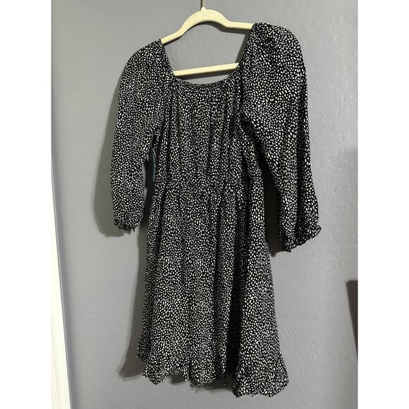 Market & Spruce Girls Smocked Puff Long Sleeve Dress Size 16 NWT - Picture 1 of 5